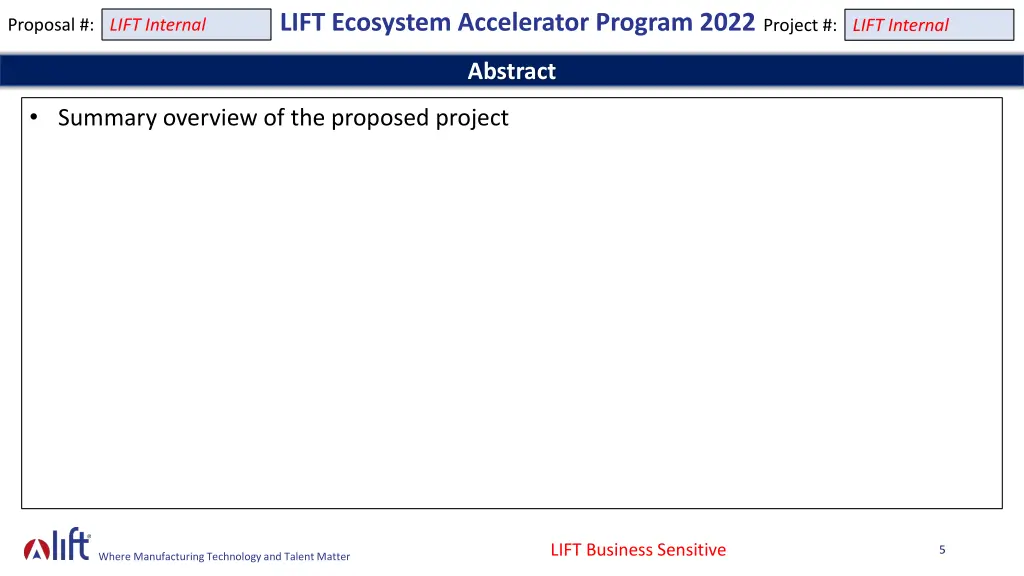 lift ecosystem accelerator program 2022 project 3