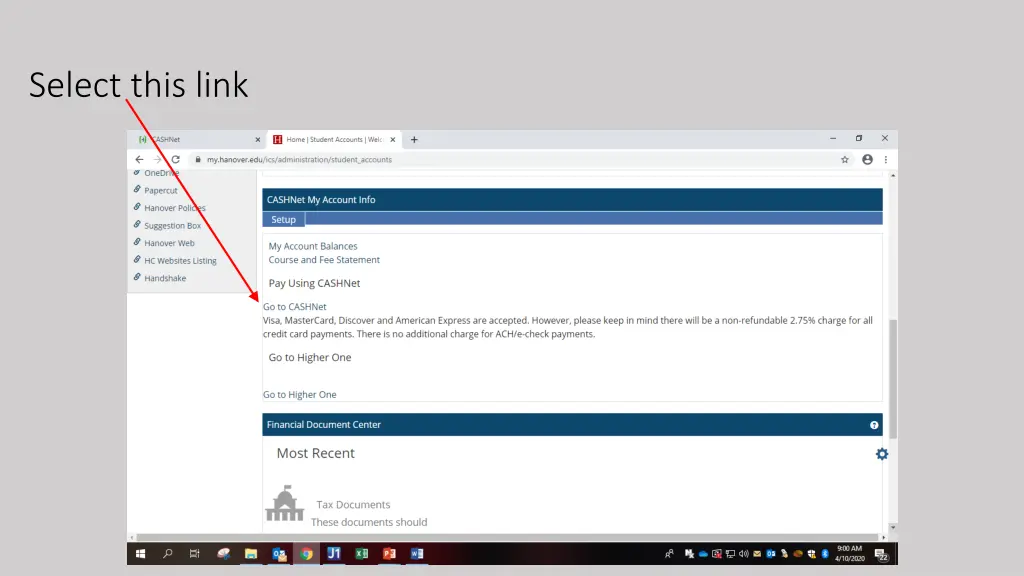 select this link