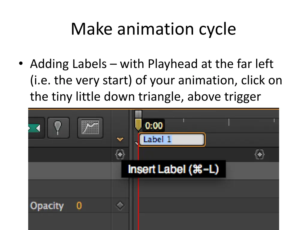 make animation cycle