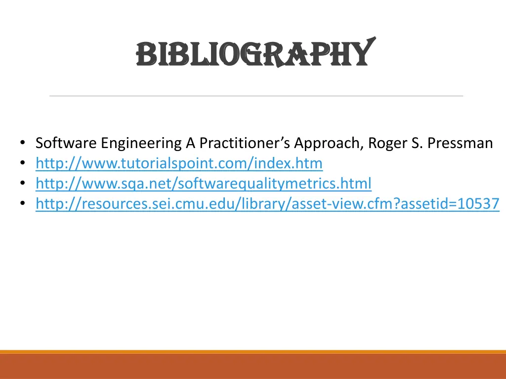bibliography bibliography