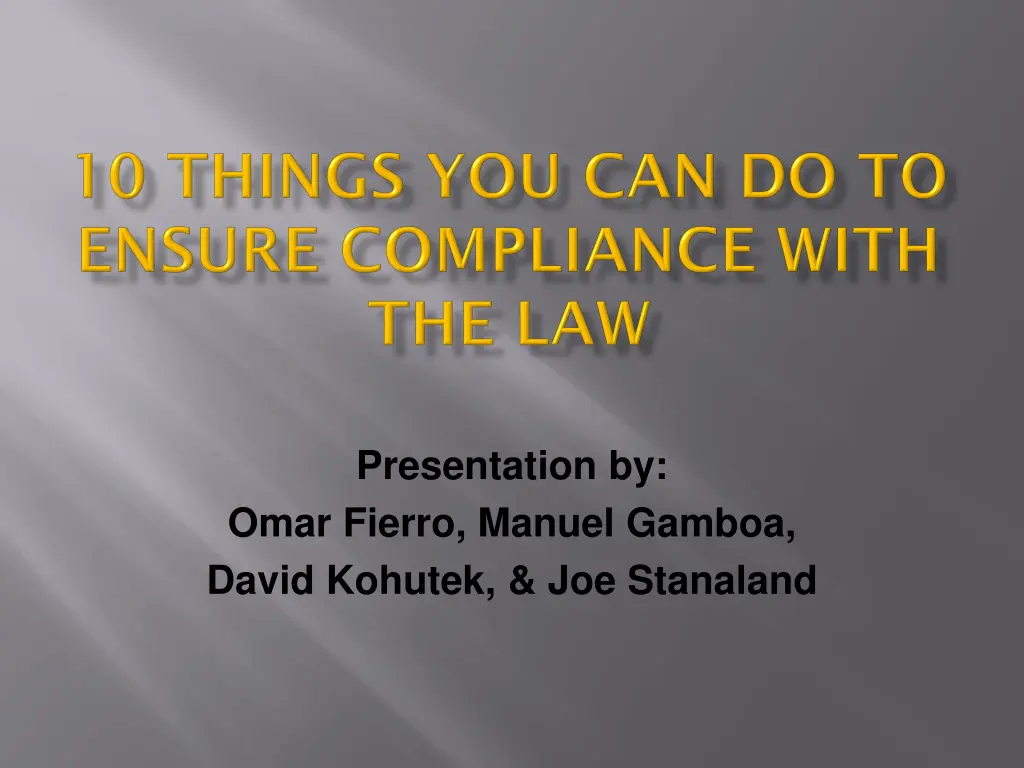 presentation by omar fierro manuel gamboa david