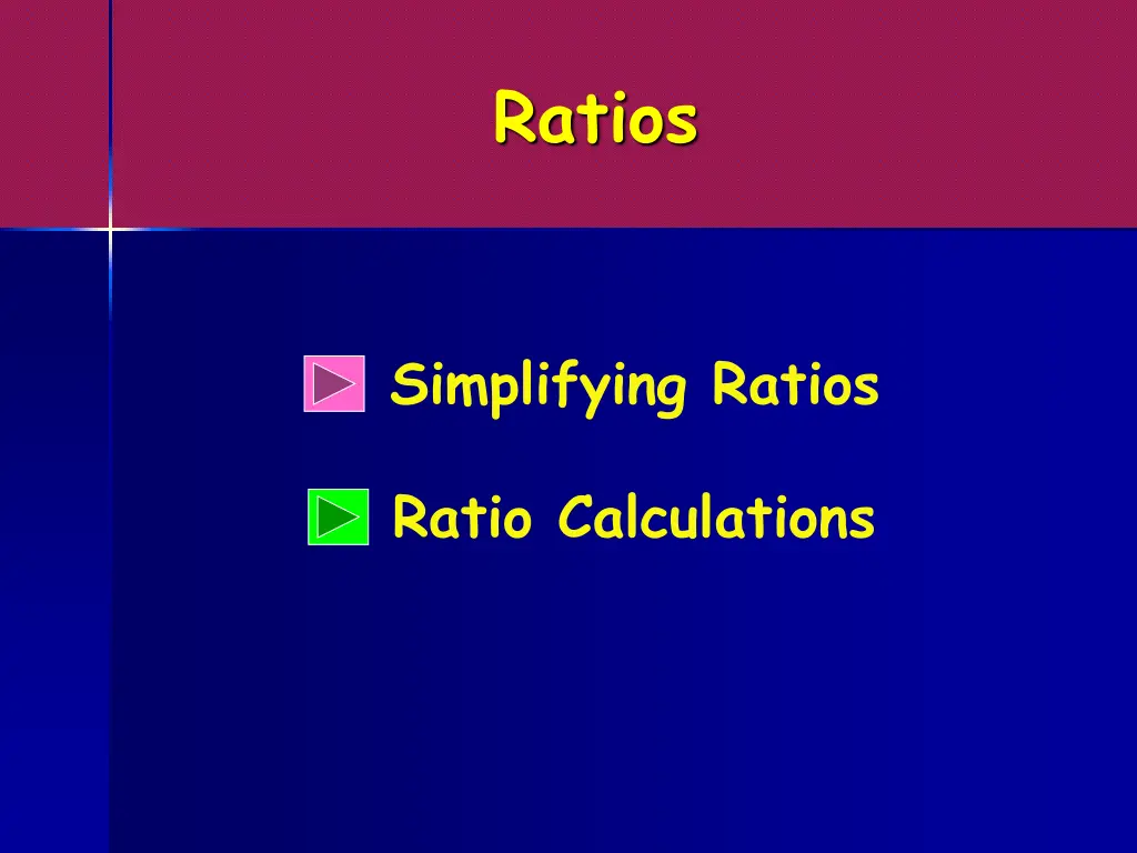 ratios