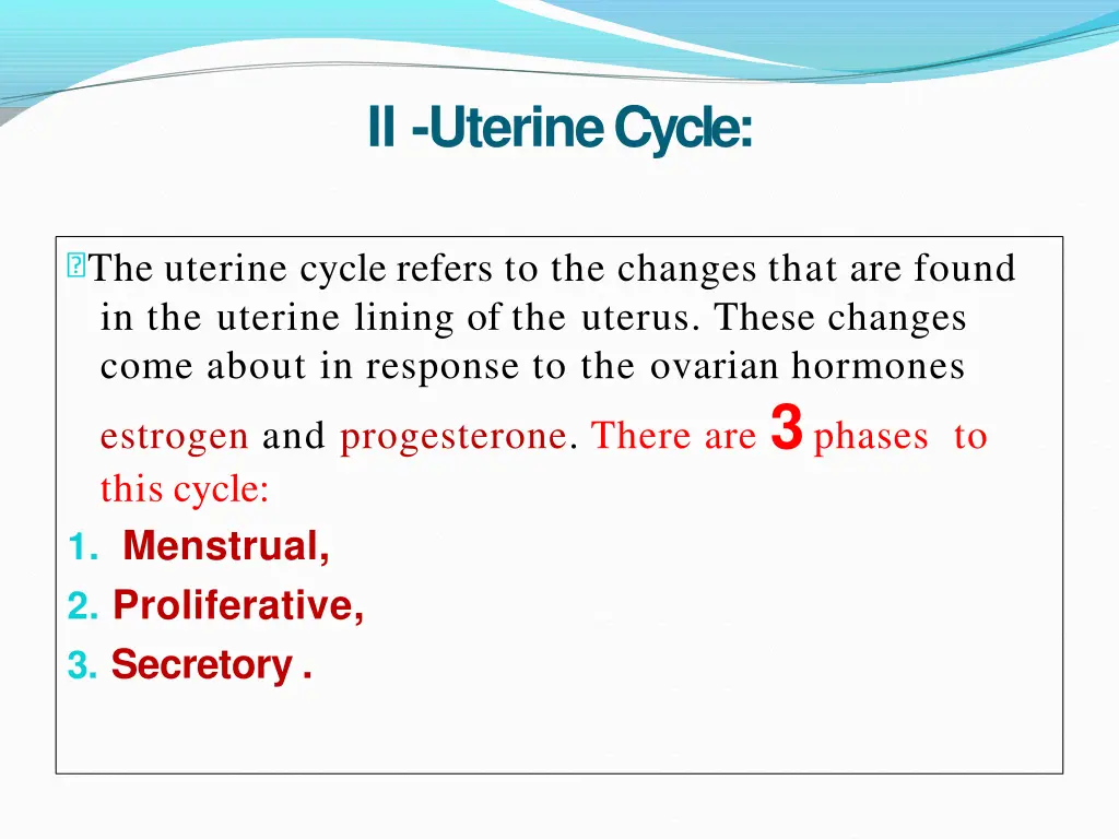 ii uterinecycle