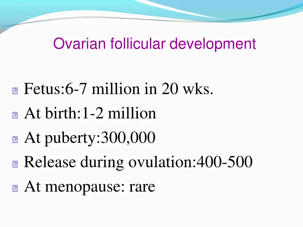 ovarian follicular development