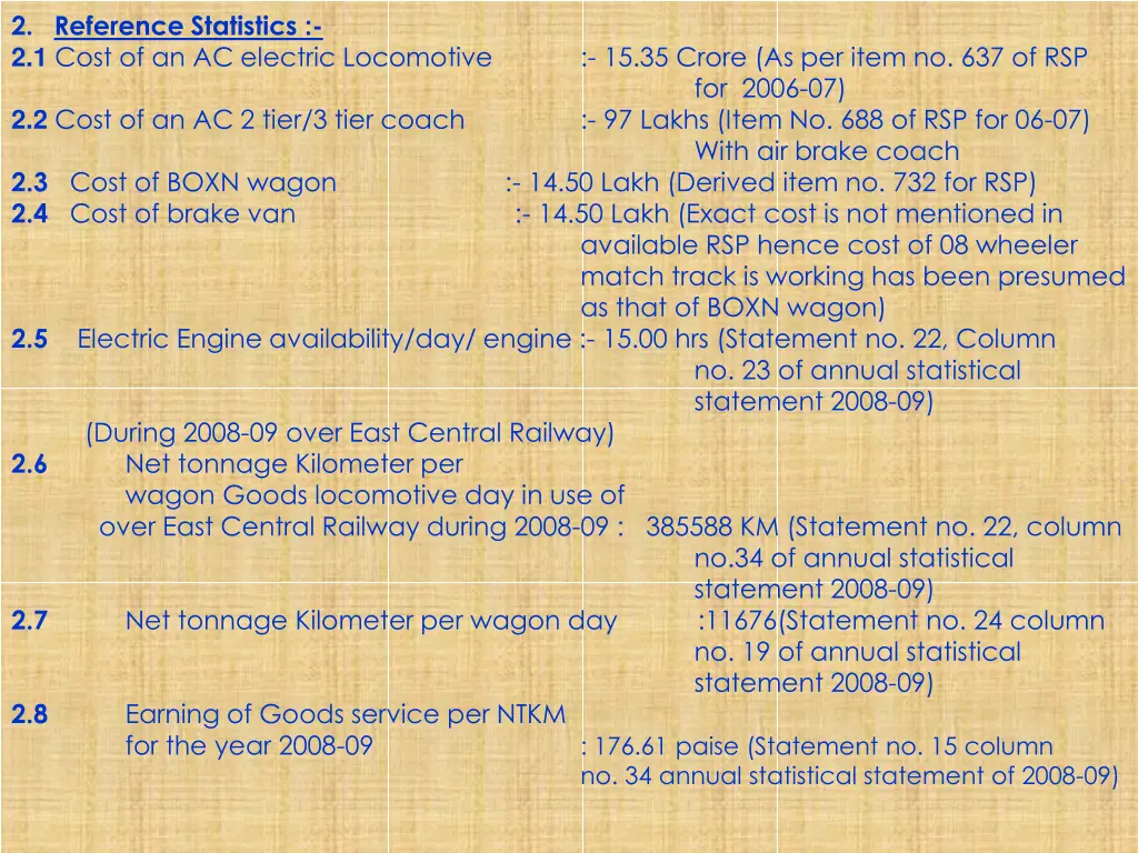 2 reference statistics 2 1 cost of an ac electric