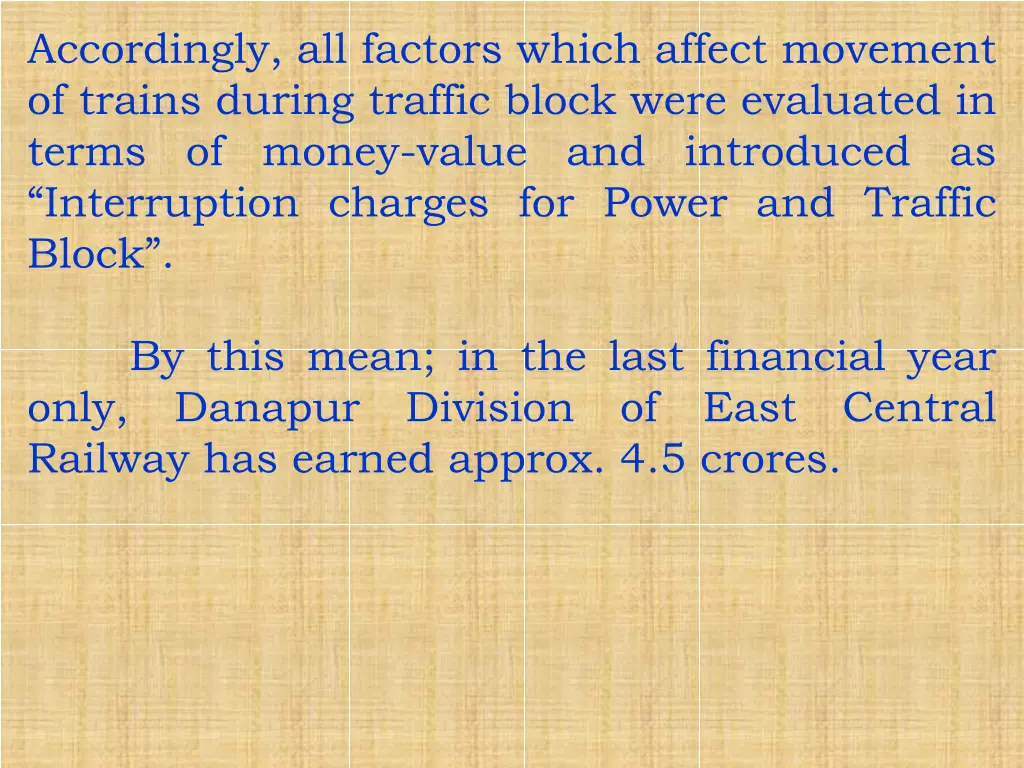 accordingly all factors which affect movement