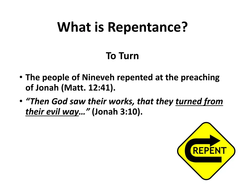 what is repentance 3