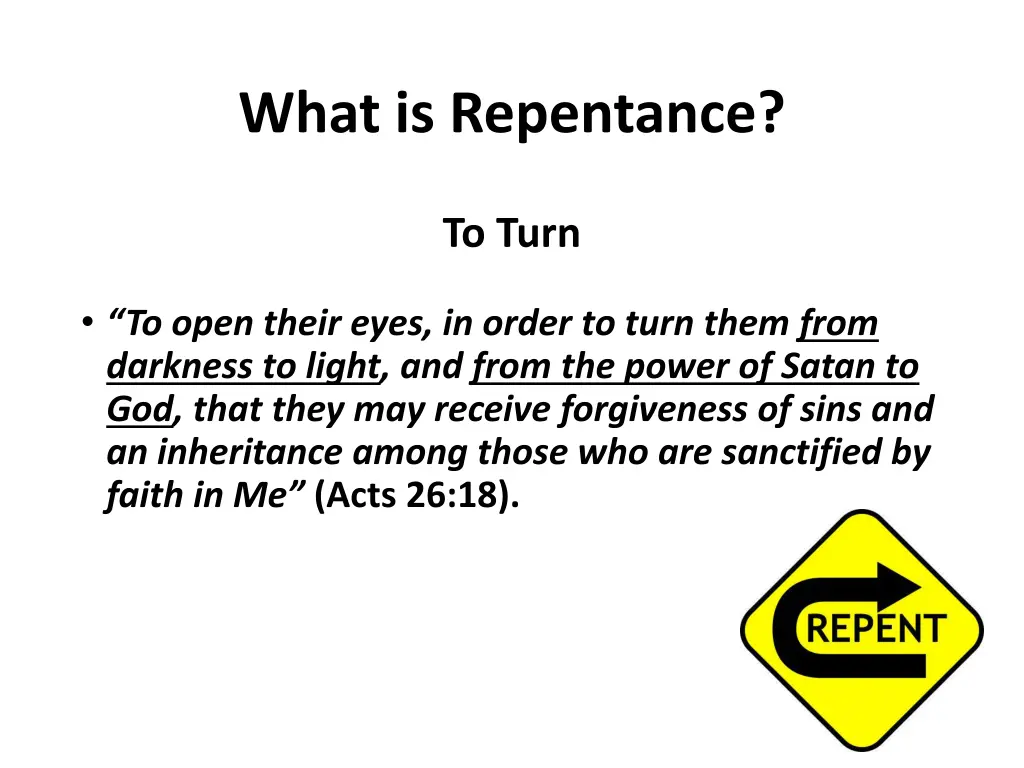 what is repentance 4