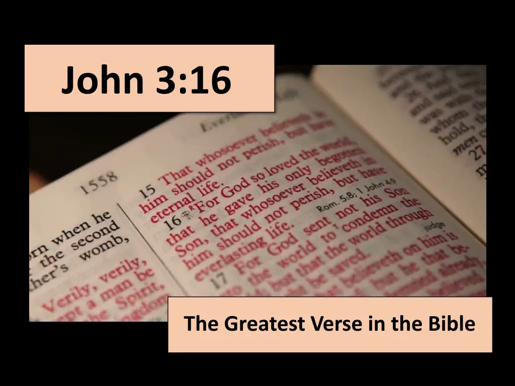 john 3 16