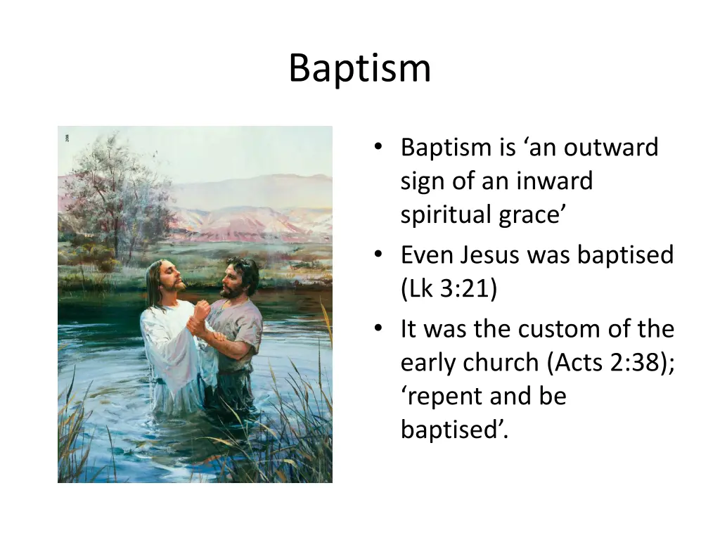 baptism