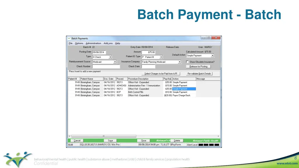 batch payment batch