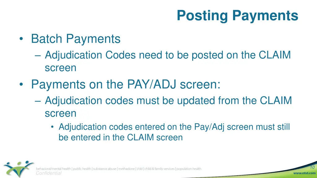 posting payments
