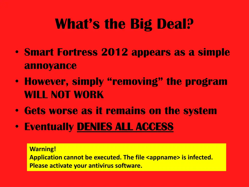 what s the big deal
