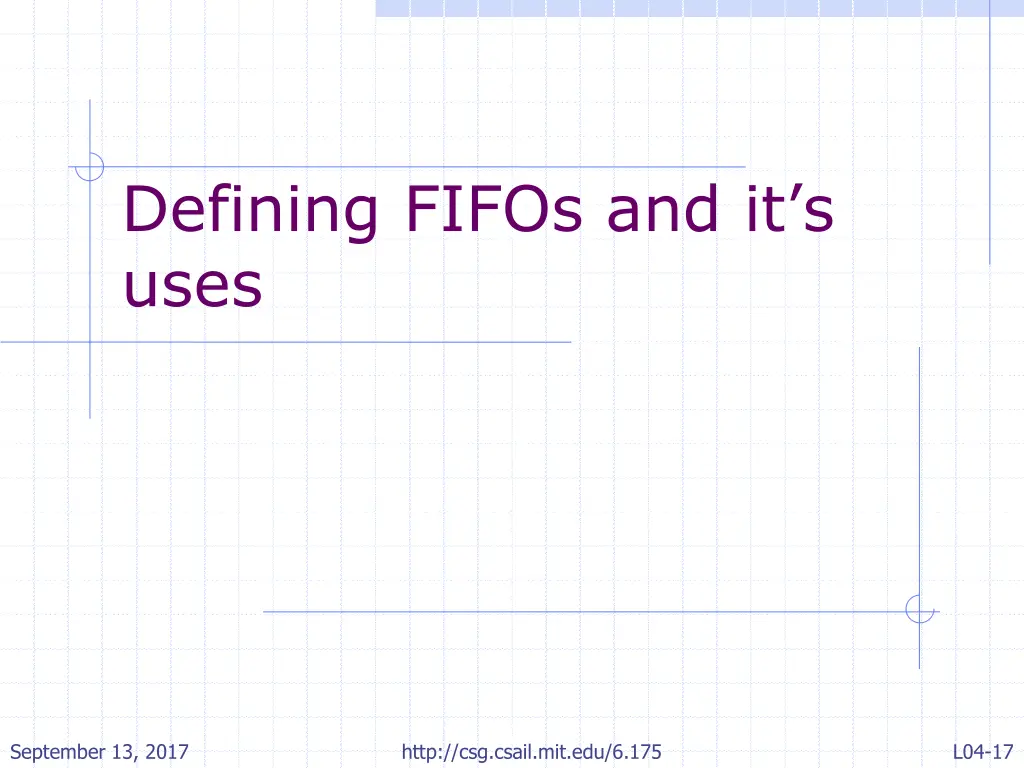 defining fifos and it s uses