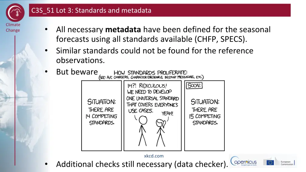 c3s 51 lot 3 standards and metadata