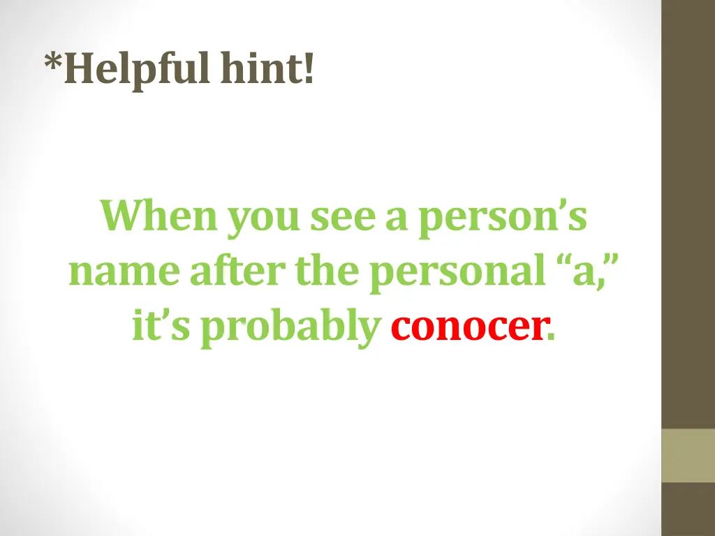 helpful hint 2
