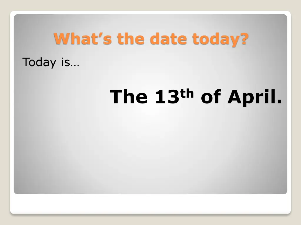 what s the date today
