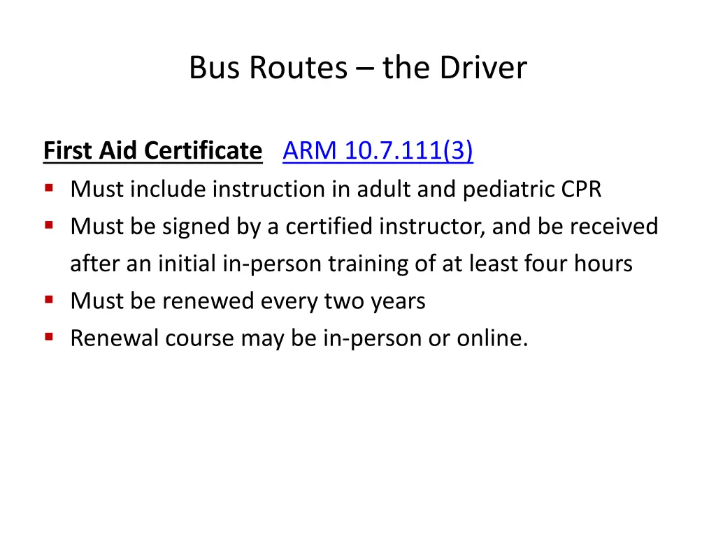 bus routes the driver 5