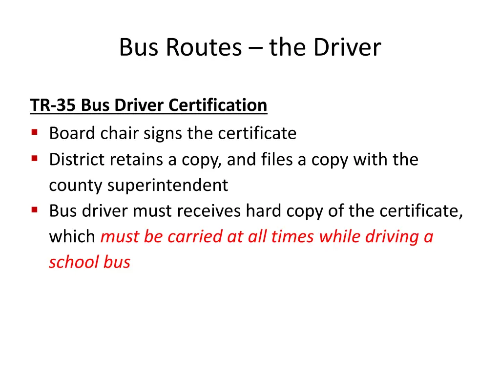bus routes the driver 7
