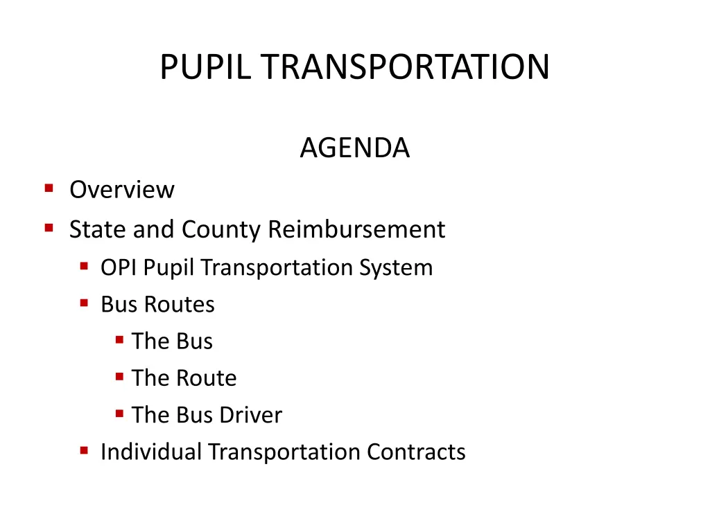pupil transportation 1
