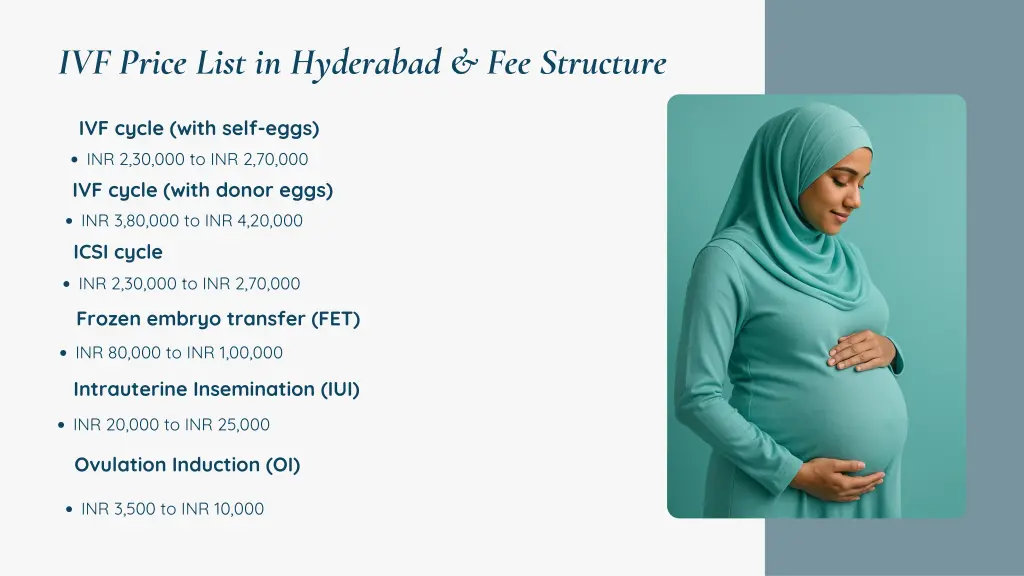 ivf price list in hyderabad fee structure