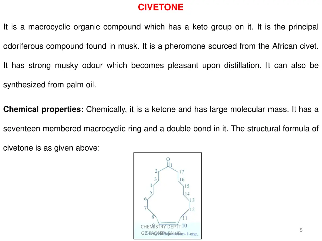 civetone