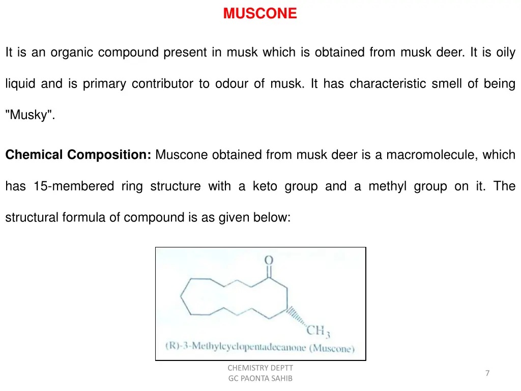 muscone