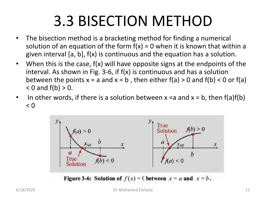 3 3 bisection method
