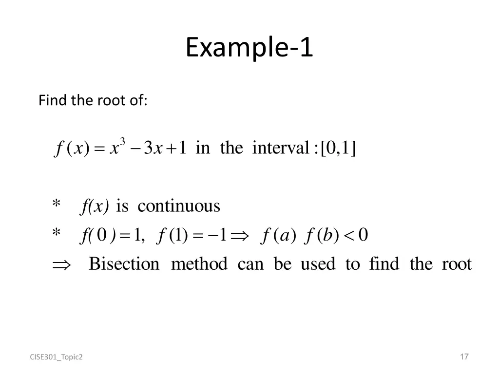 example 1