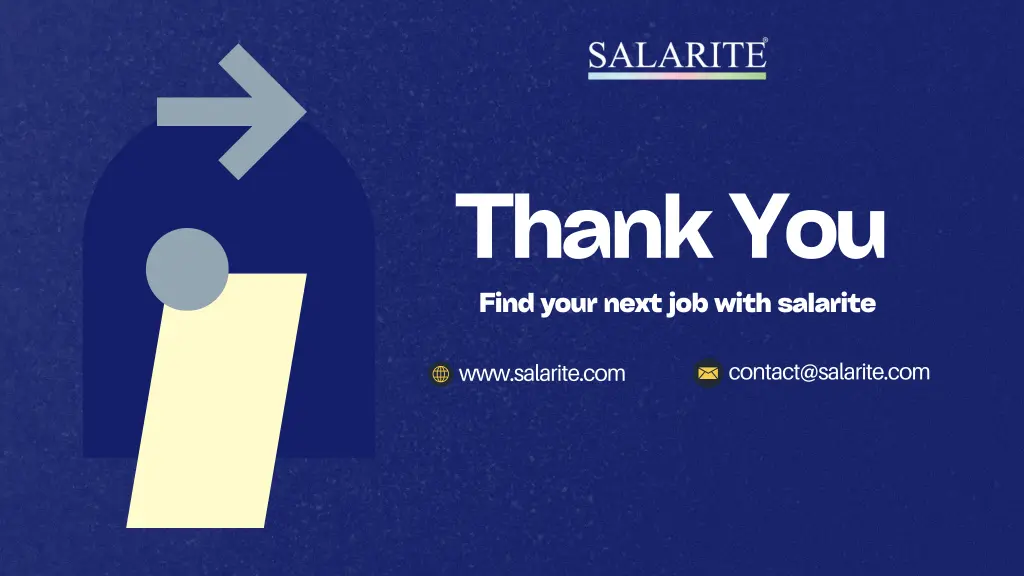 thank you find your next job with salarite