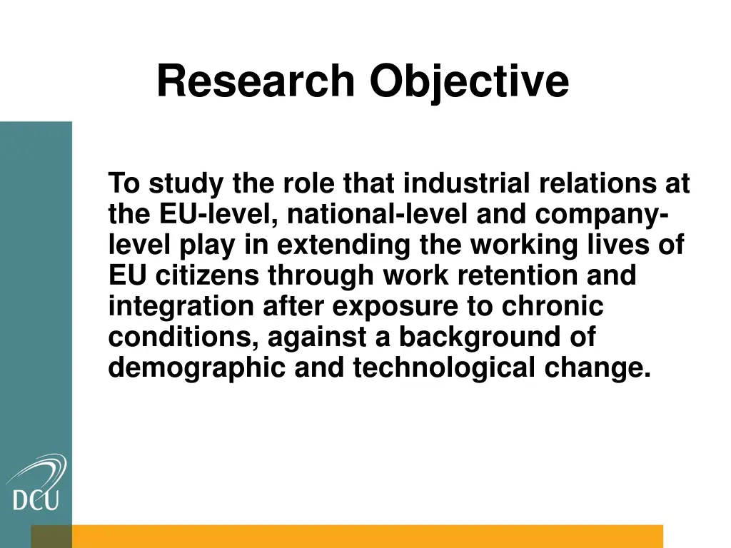 research objective