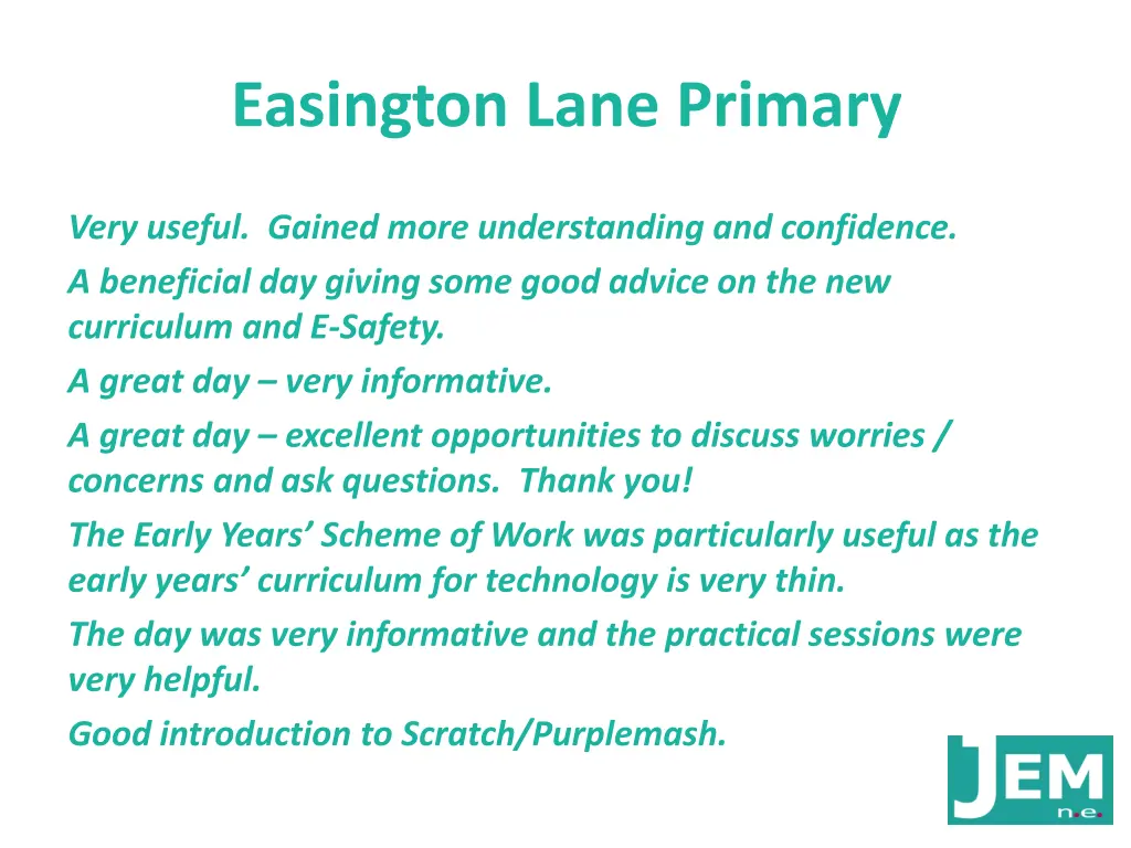 easington lane primary