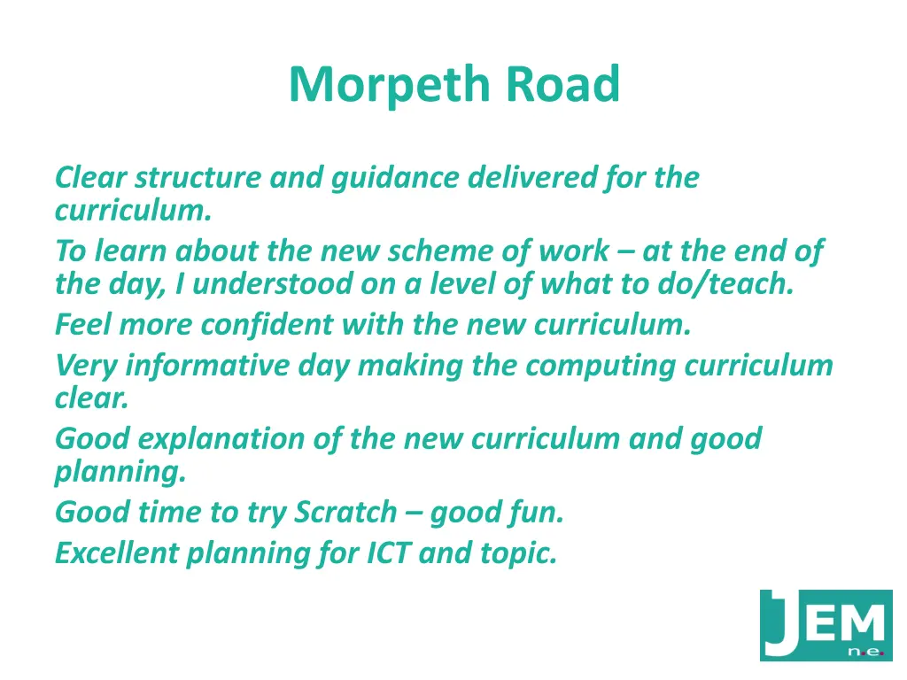morpeth road 1