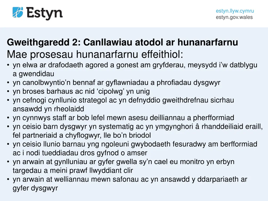 estyn llyw cymru estyn gov wales 10