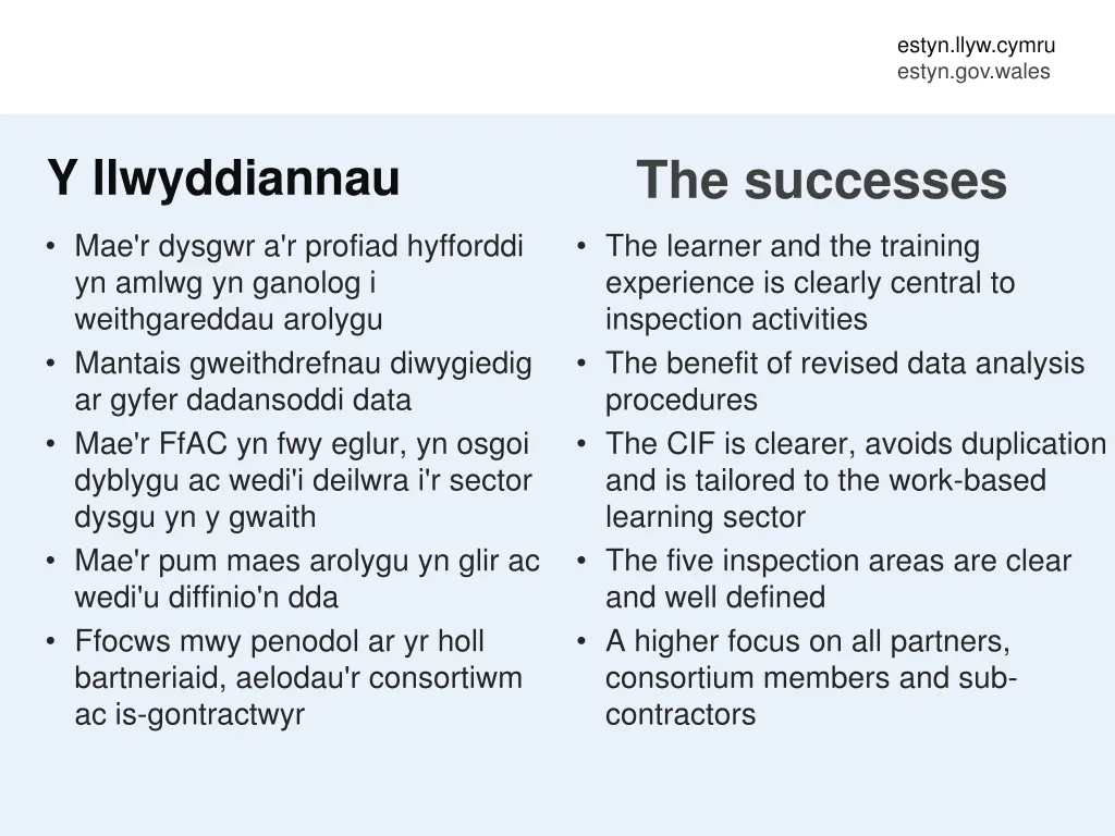 estyn llyw cymru estyn gov wales 2