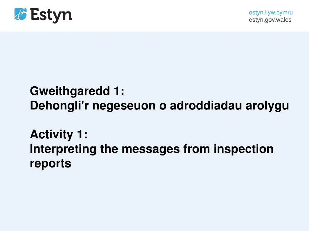 estyn llyw cymru estyn gov wales 5