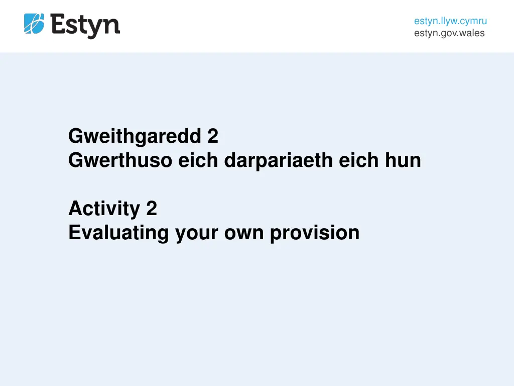 estyn llyw cymru estyn gov wales 8