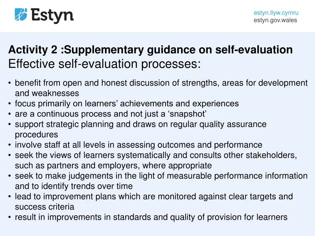 estyn llyw cymru estyn gov wales 9
