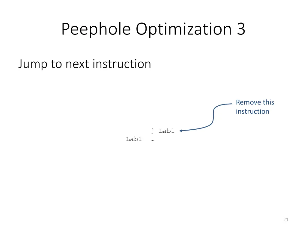 peephole optimization 3