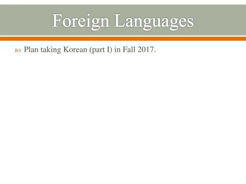 foreign languages 1