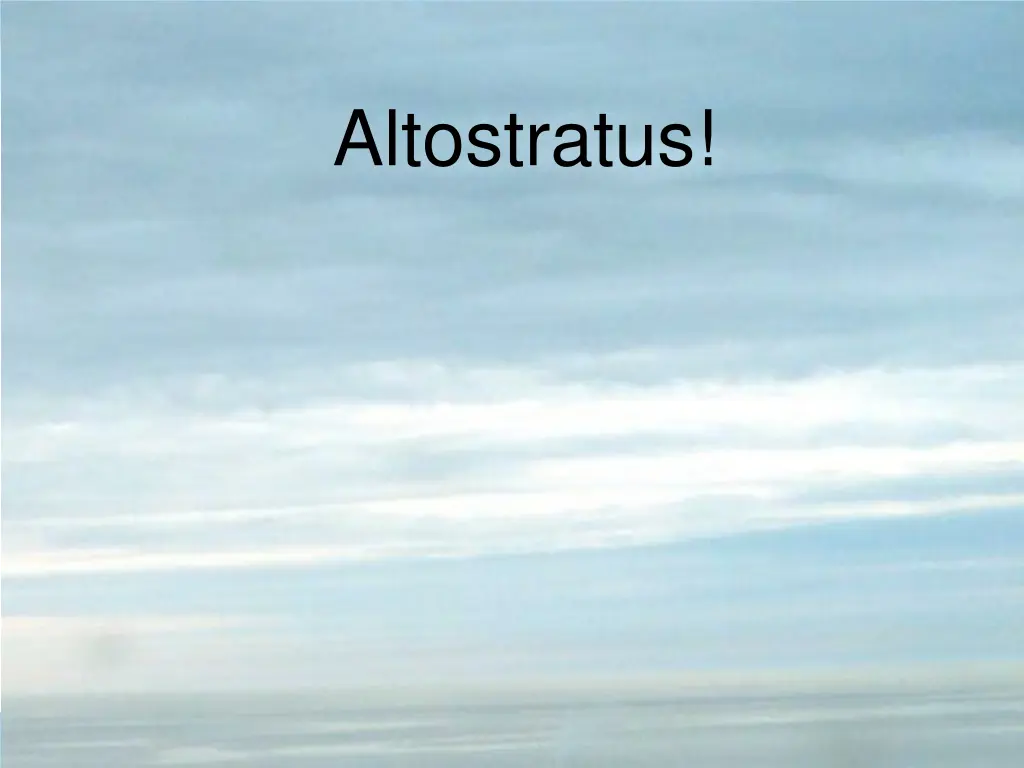 altostratus