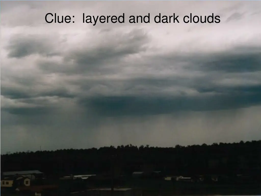 clue layered and dark clouds