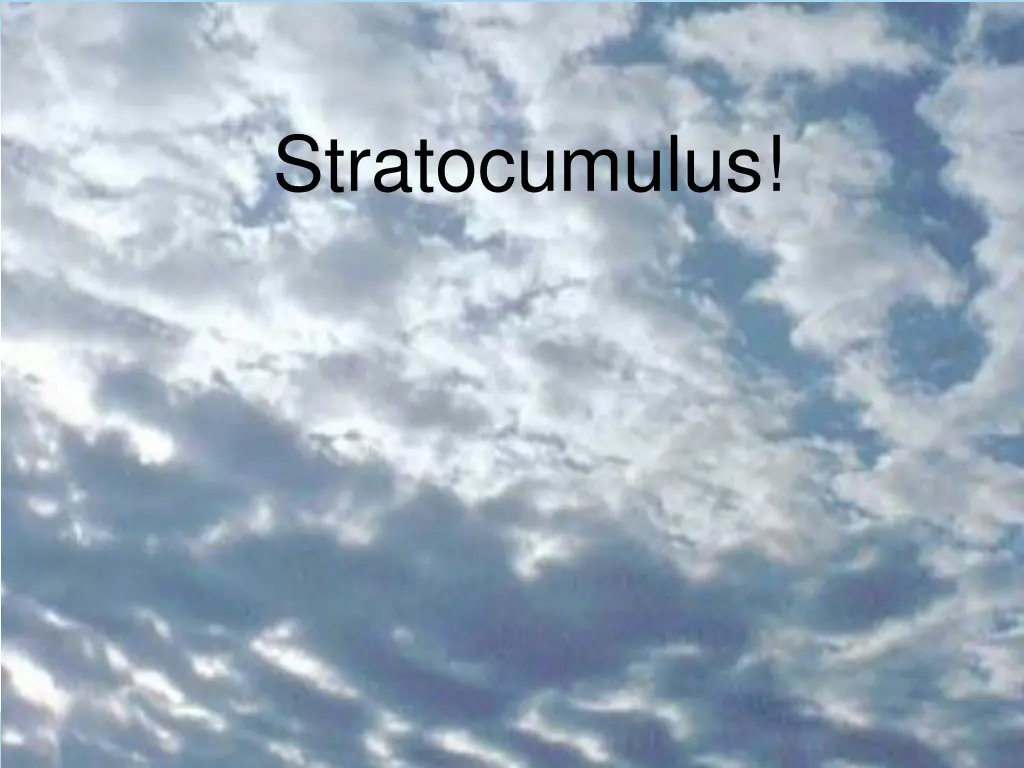 stratocumulus