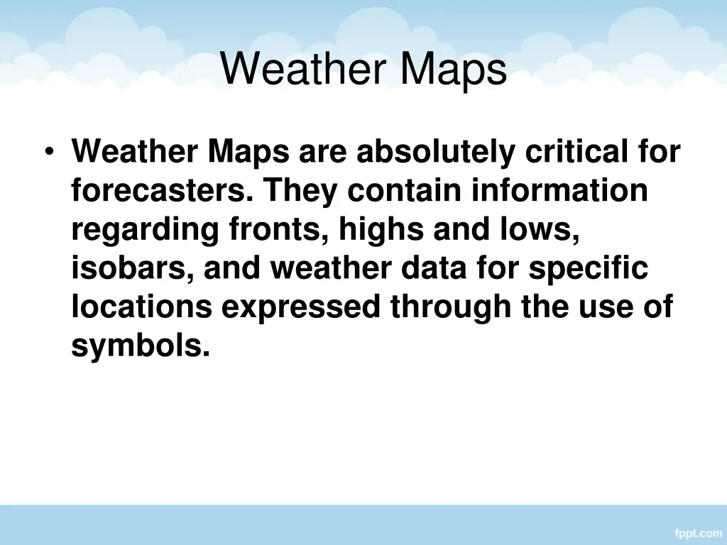 weather maps