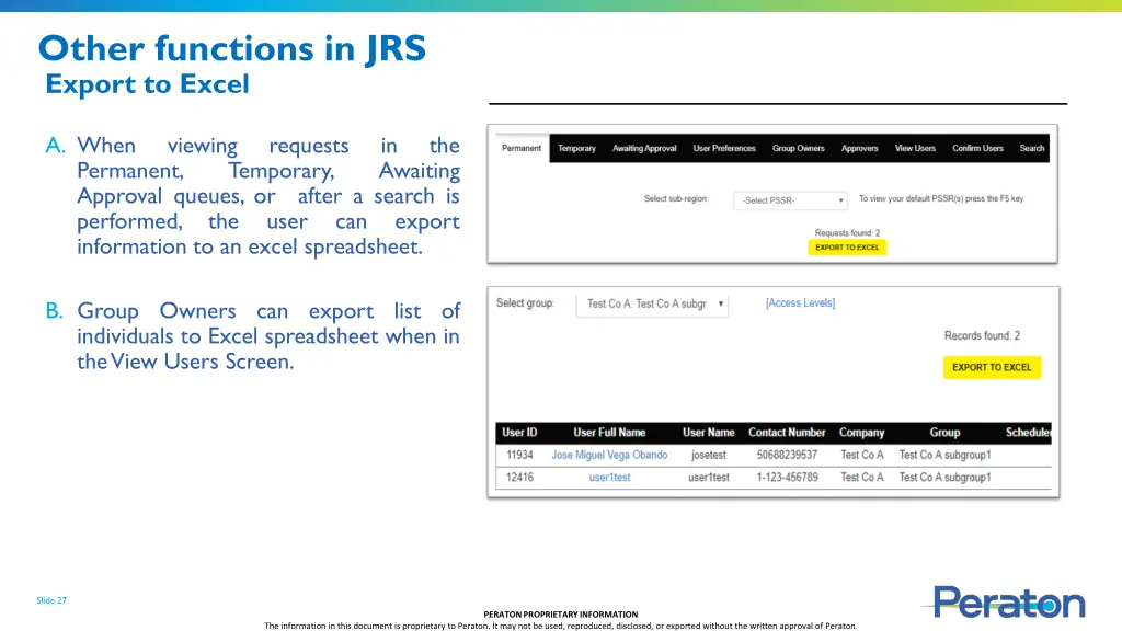 other functions in jrs export to excel