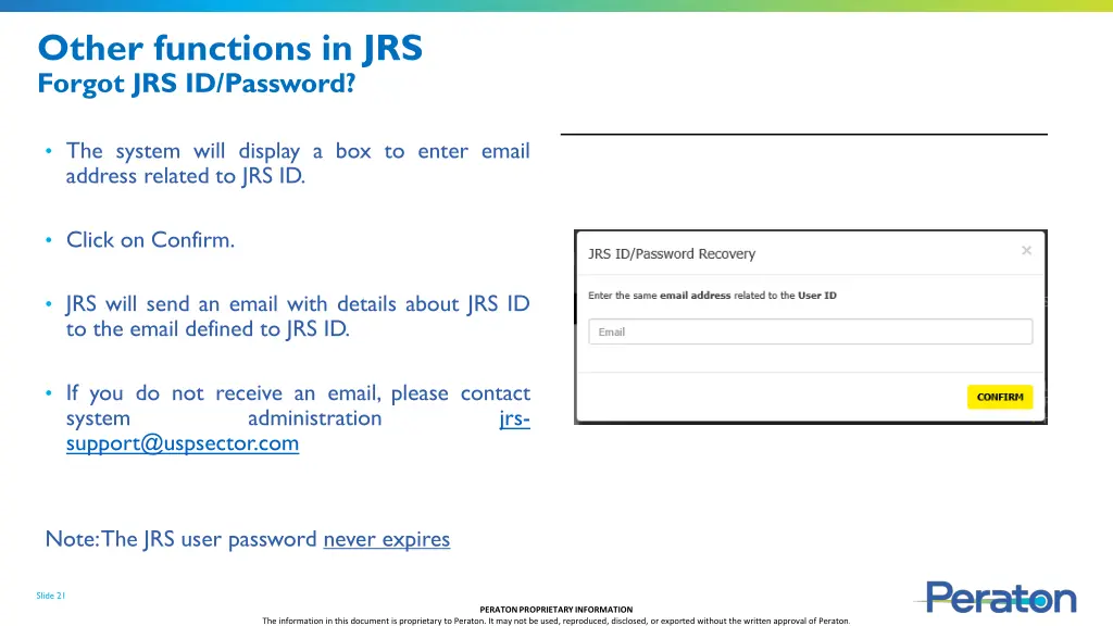 other functions in jrs forgot jrs id password 1