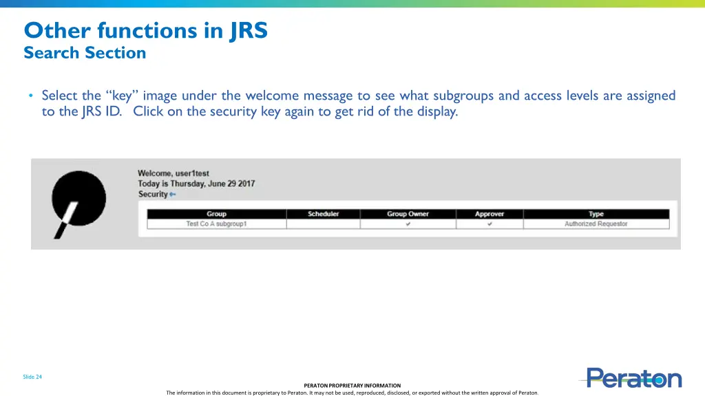 other functions in jrs search section 1