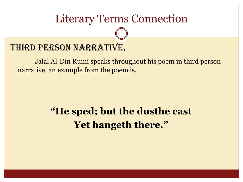 literary terms connection 2
