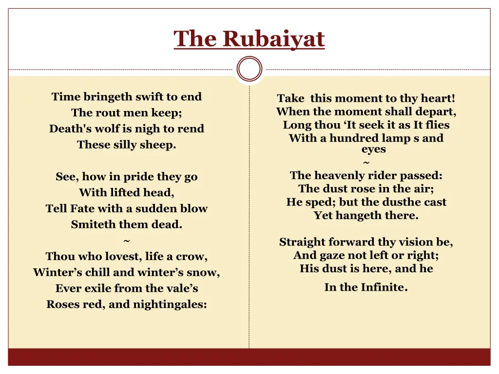 the rubaiyat 1