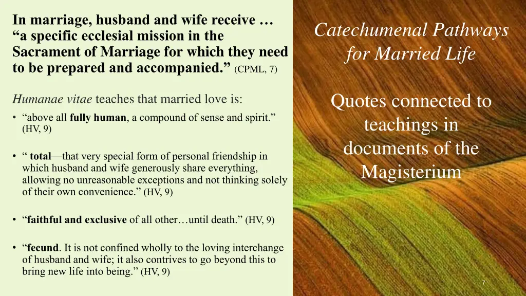 in marriage husband and wife receive a specific